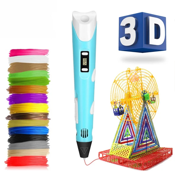 3Dpen, inovativna olovka za izradu 3D crteža u 3 različite boje - Image 5