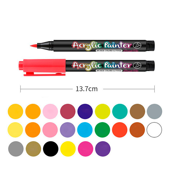 AcrylicMarkers, akrilni markeri (24 kom) - Image 2