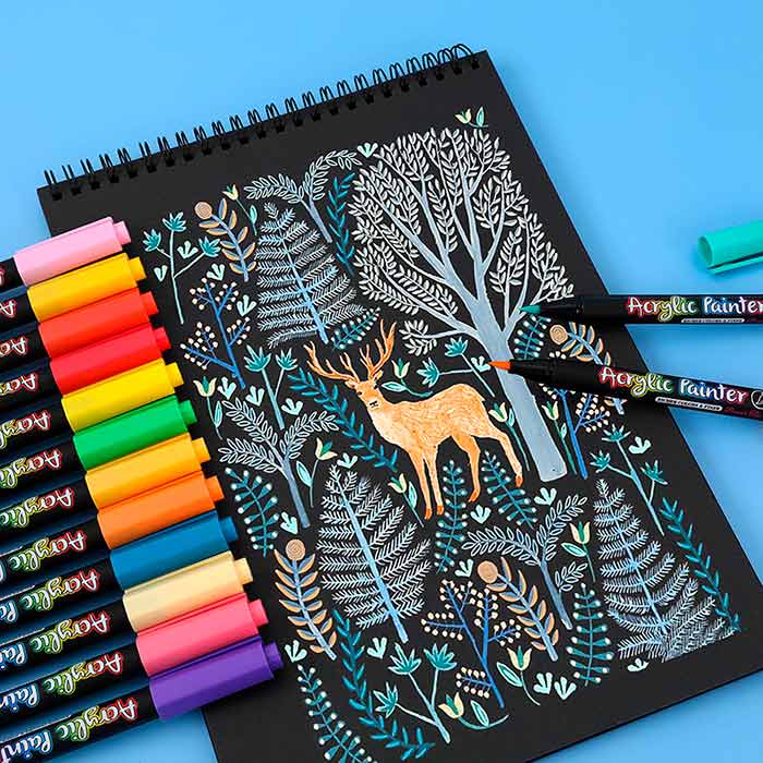 AcrylicMarkers, akrilni markeri (24 kom) - Image 3