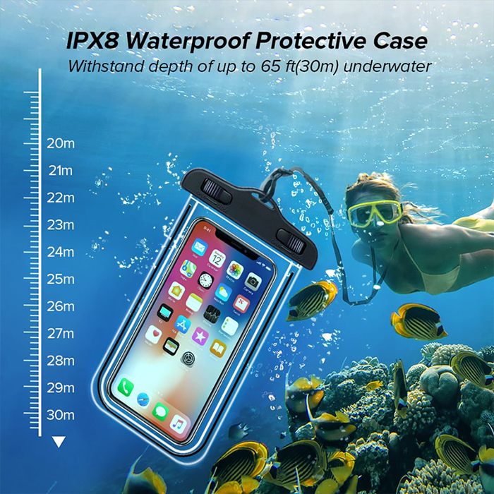 AquaBag, prozirna vodootporna maskica za mobitel - Image 7