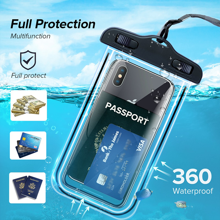 AquaBag, prozirna vodootporna maskica za mobitel - Image 8