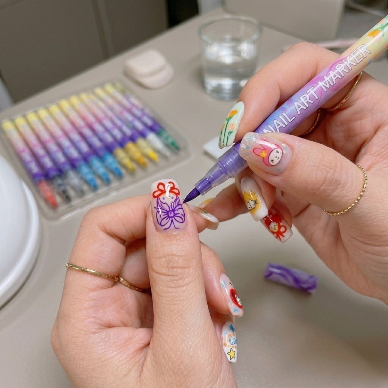 Set obojenih olovaka za oslikavanje noktiju, ArtNails - Image 2