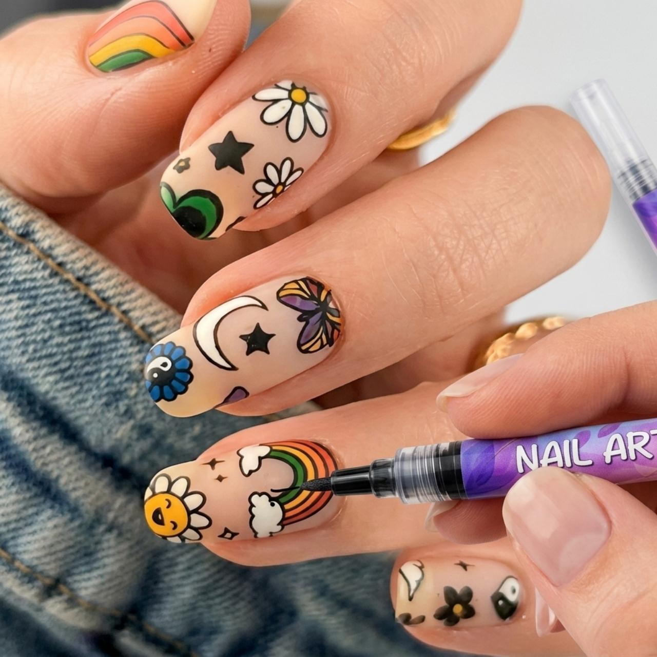 Set obojenih olovaka za oslikavanje noktiju, ArtNails - Image 4