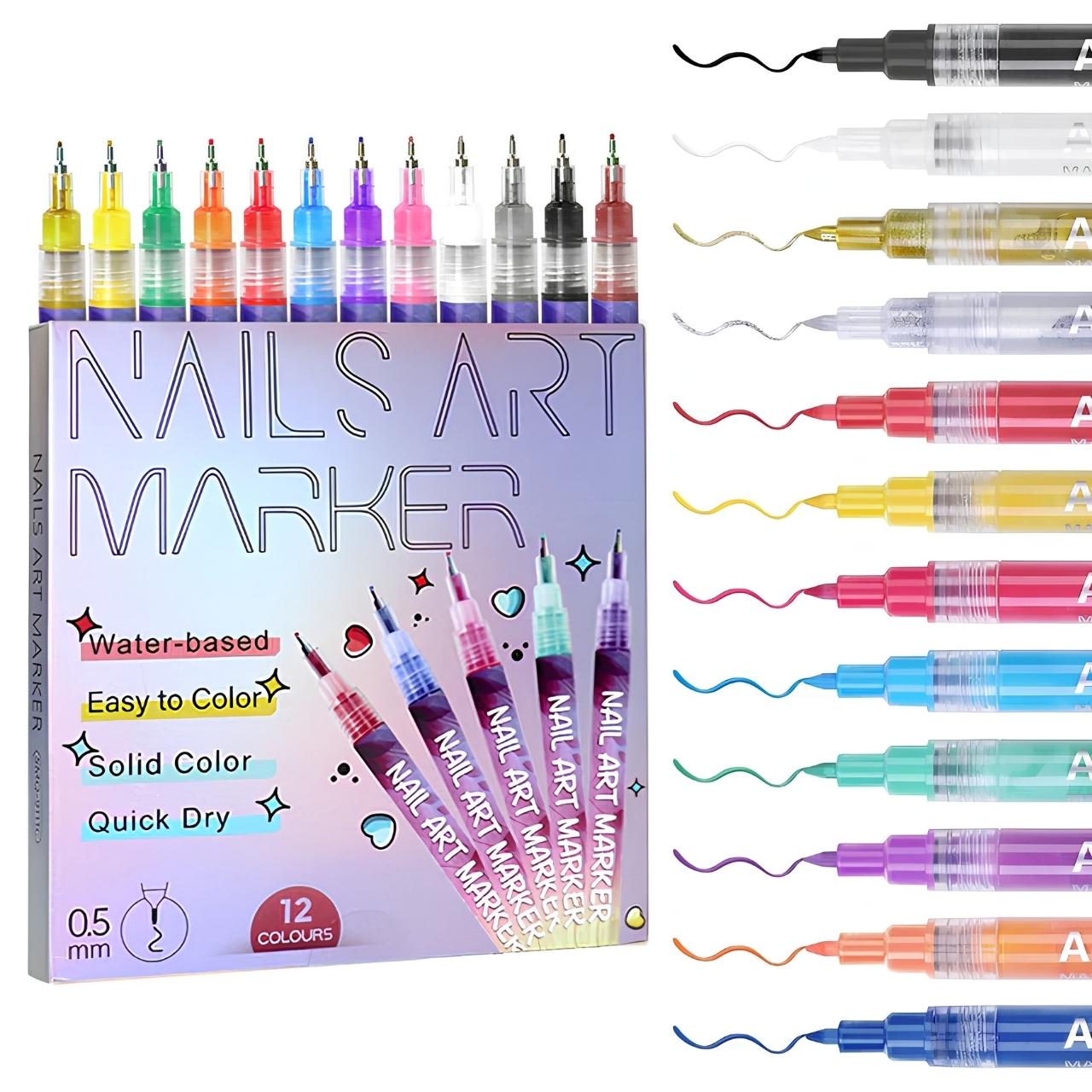 Set obojenih olovaka za oslikavanje noktiju, ArtNails - Image 9