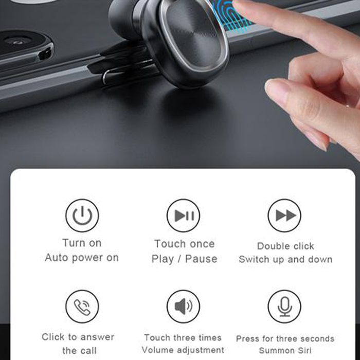 AudioInfinity, bežične bluetooth slušalice otporne na vodu s punjačem - Image 7