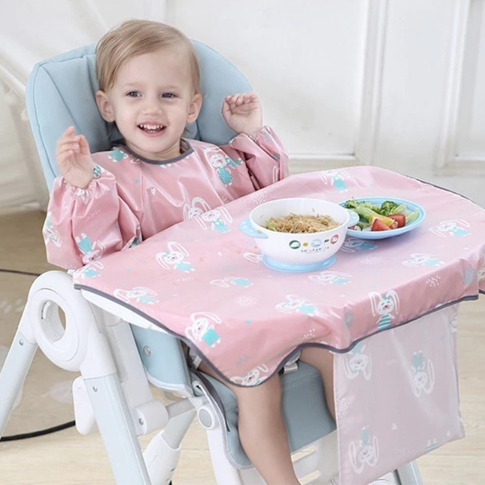 BabySleeve, vodootporni podbradnjak s rukavima za zaštitu od mrlja - Image 2