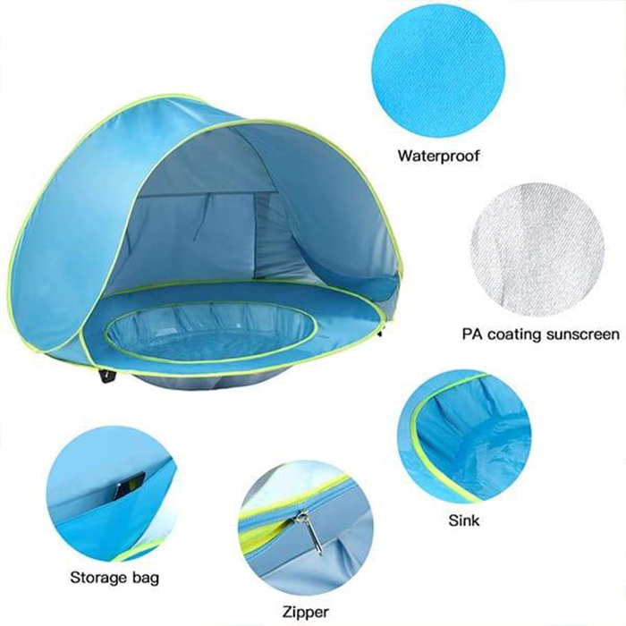 BabyTent, dječji šator s UV zaštitom i bazenom - Image 2