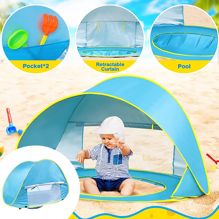 BabyTent, dječji šator s UV zaštitom i bazenom - Image 3