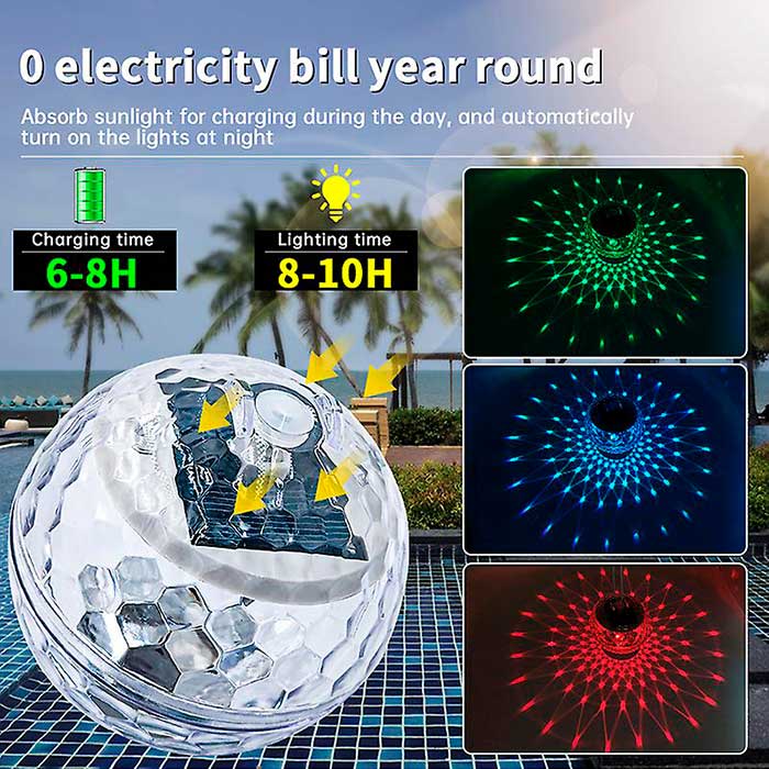 BallLamp, vodootporna i solarna LED svjetiljka koja mijenja boje - Image 9