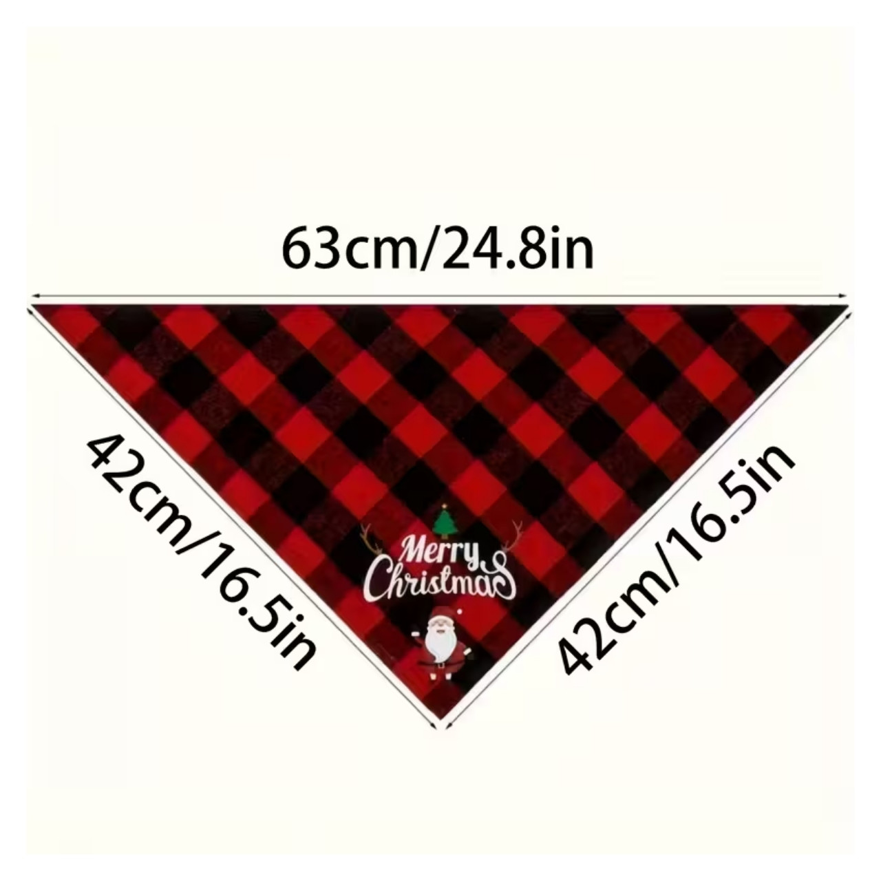 Bandana, božićni šal za pse