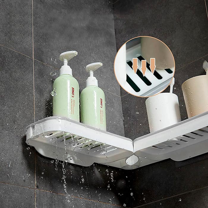 BathroomShelf, polica za kupaonicu koja se može postaviti pod kutom od 90° ili 180° - Image 6
