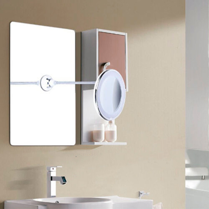 BeautyMirror, ogledalo s povećanjem, snažnim LED svjetlom i savitljivim držačem - Image 9