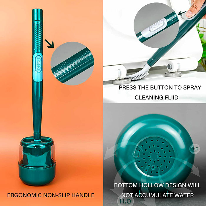 BestBrush, revolucionarna četka za WC s gumbom za doziranje čistača - Image 4