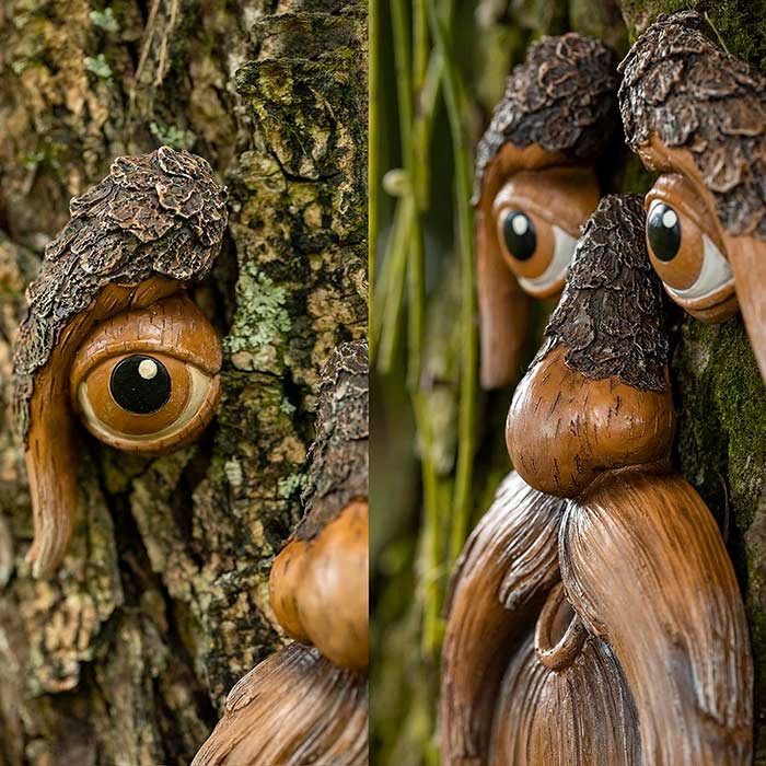 BirdFeeder, ukras za drvo u obliku lica koji je ujedno i hranilica za ptice - Image 4
