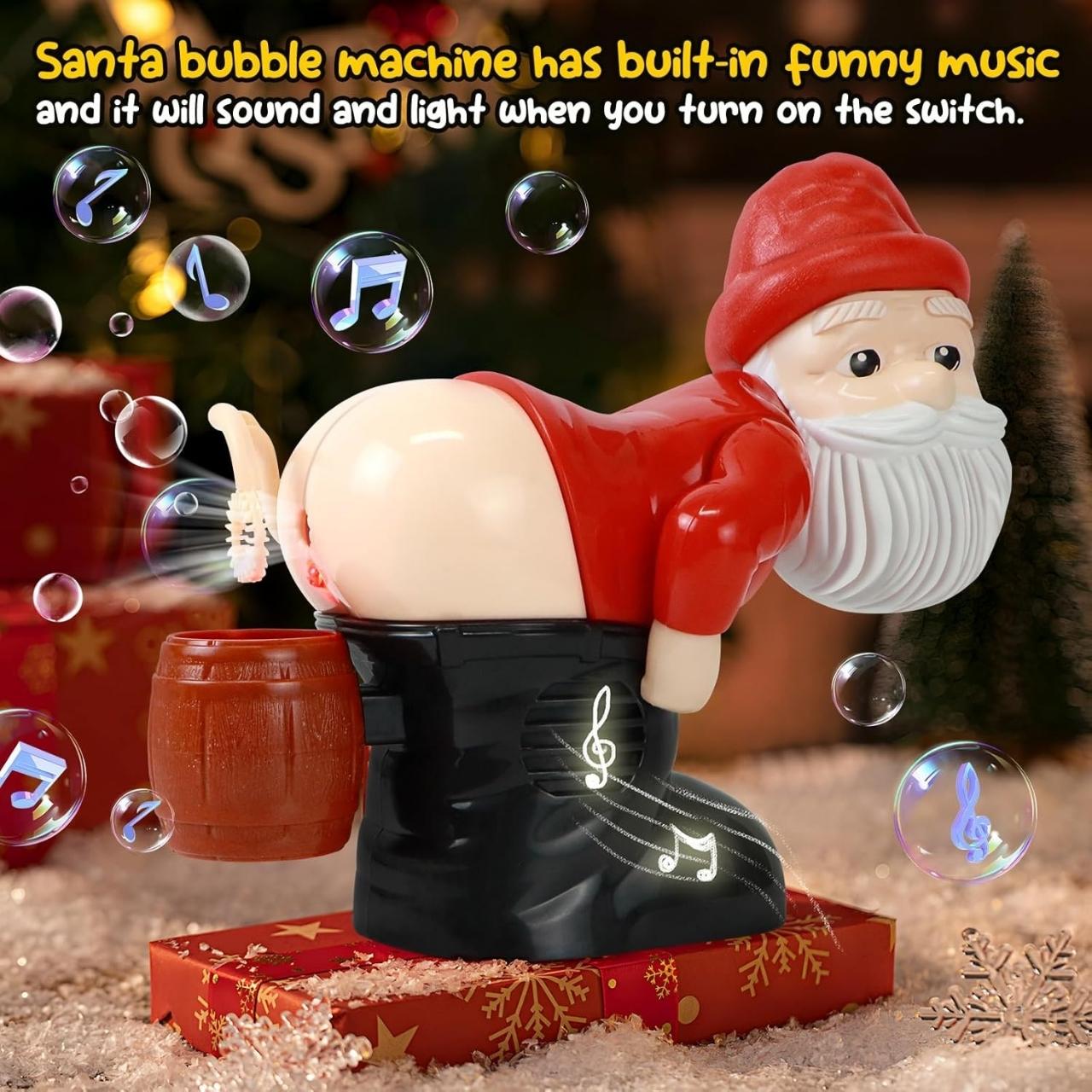 BlowSanta, igračka za puhanje mjehurića sapuna Djeda Božićnjaka - Image 4