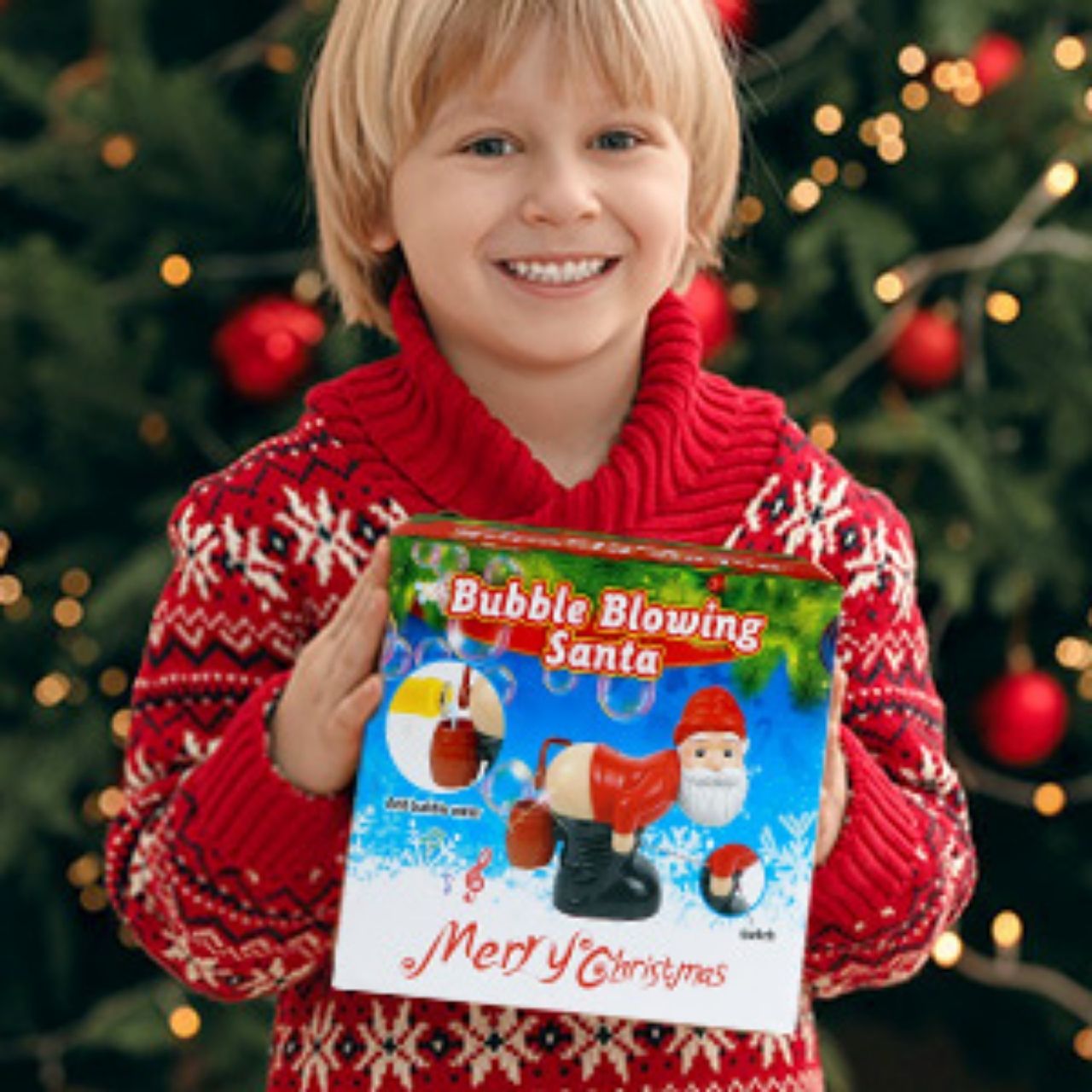 BlowSanta, igračka za puhanje mjehurića sapuna Djeda Božićnjaka - Image 6