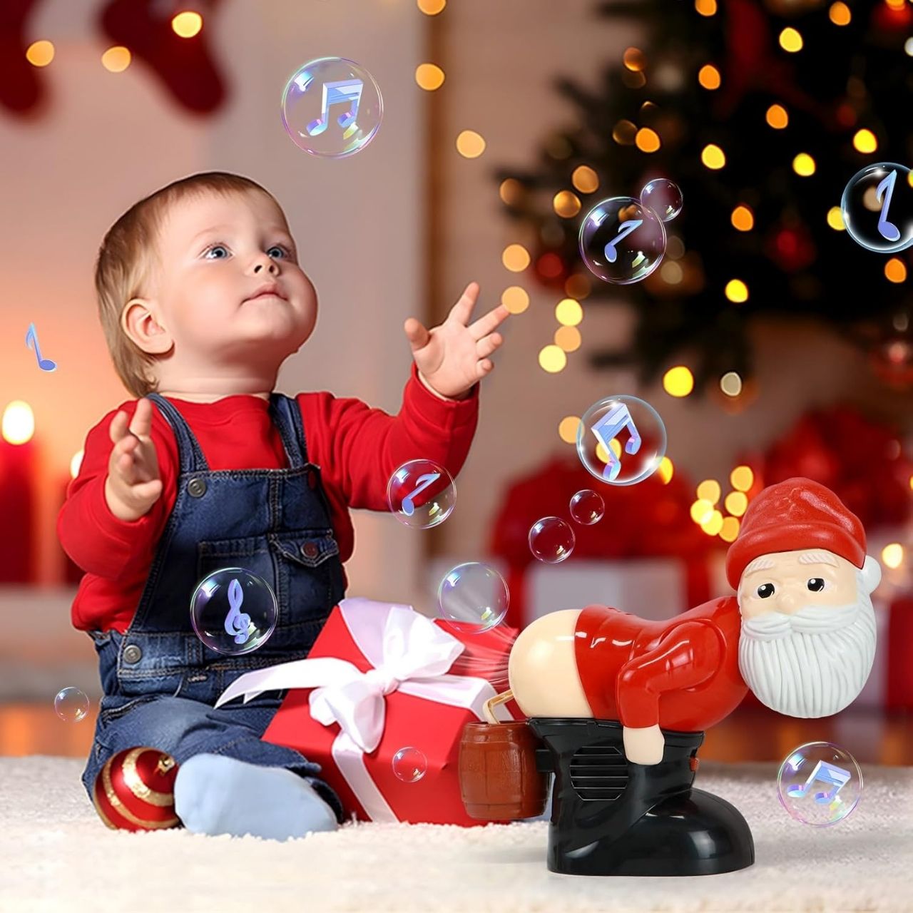 BlowSanta, igračka za puhanje mjehurića sapuna Djeda Božićnjaka - Image 8