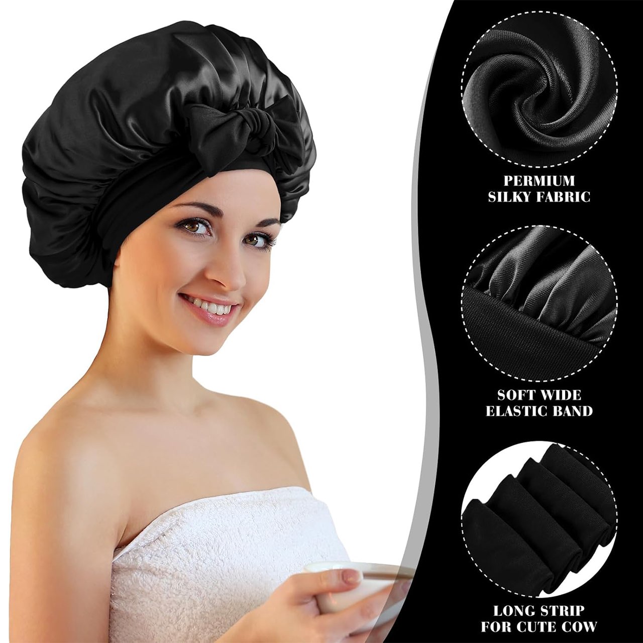 Bonnet, saten kapa za spavanje - Image 4