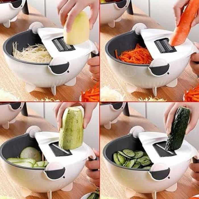 BowlCutter, višenamjenski rezač s dodanim cjedilom i ručnim guljačem - Image 6