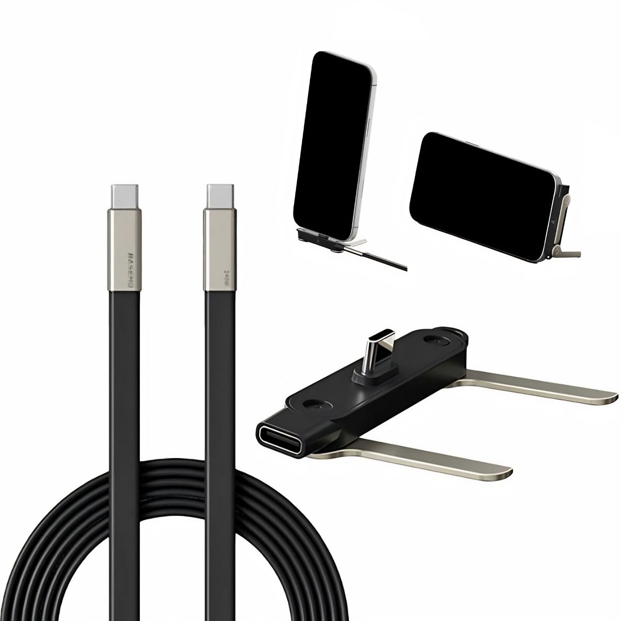 2u1 kabel za punjenje s postoljem za telefon, Bracky - Image 3