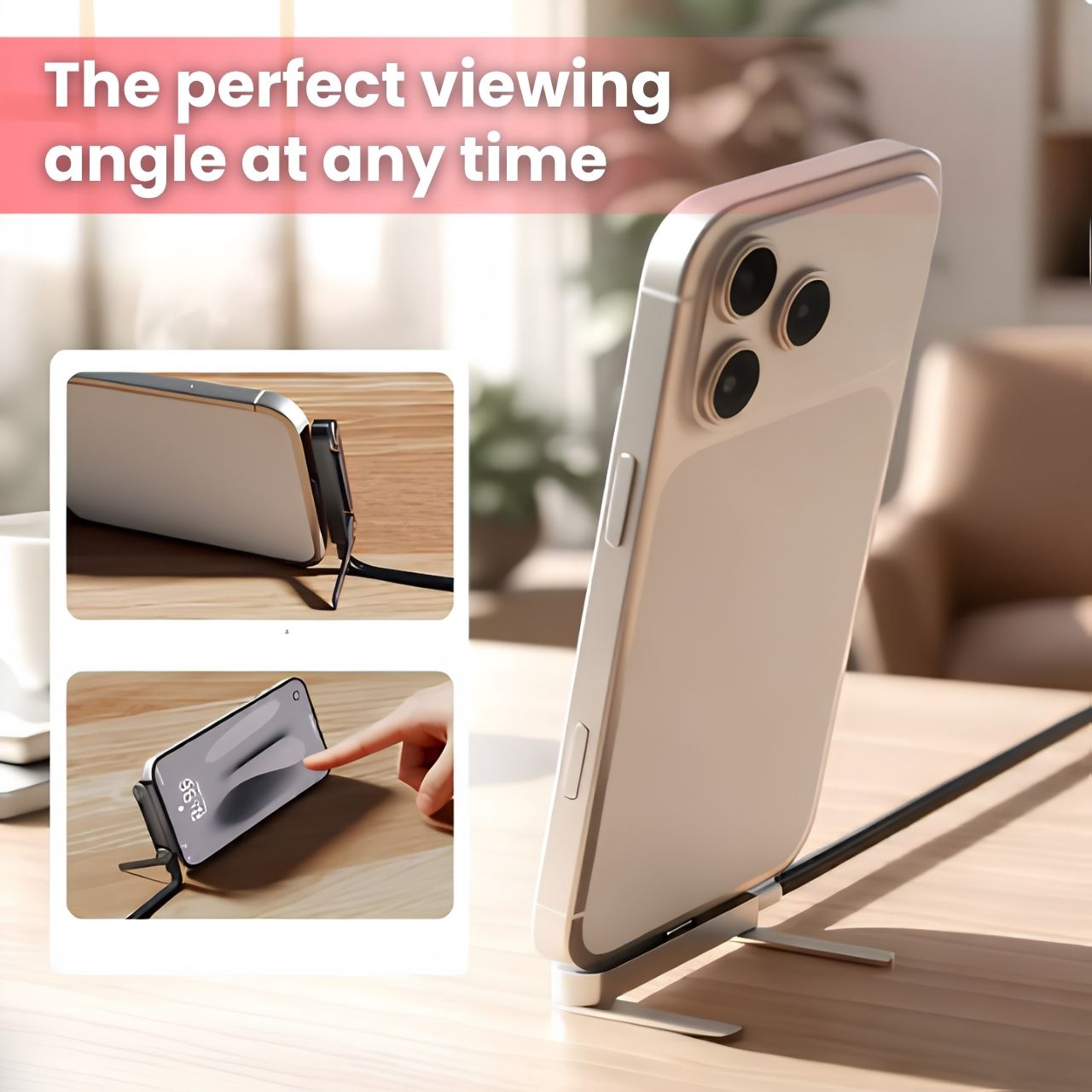 2u1 kabel za punjenje s postoljem za telefon, Bracky - Image 8