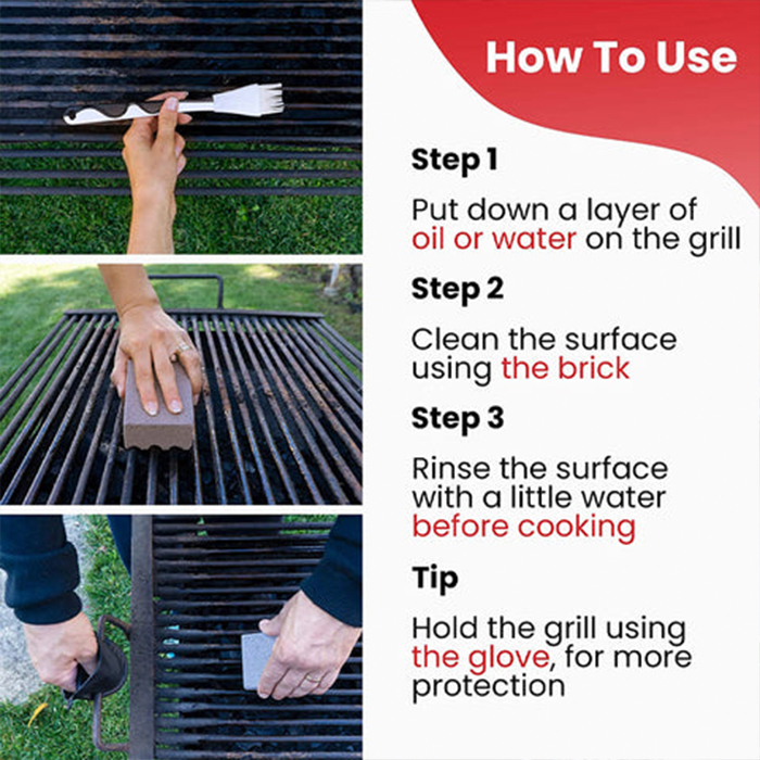 BrickGrill kamen za čišćenje rešetki roštilja 1+1 BESPLATNO - Image 5