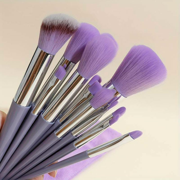 BrushSet, 13-dijelni set kistova za šminkanje s torbicom za nošenje - Image 6