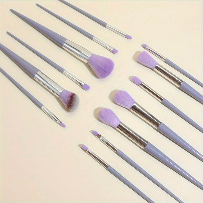 BrushSet, 13-dijelni set kistova za šminkanje s torbicom za nošenje - Image 7