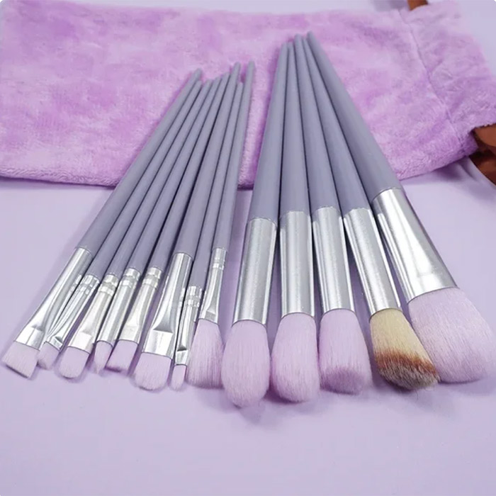 BrushSet, 13-dijelni set kistova za šminkanje s torbicom za nošenje - Image 8