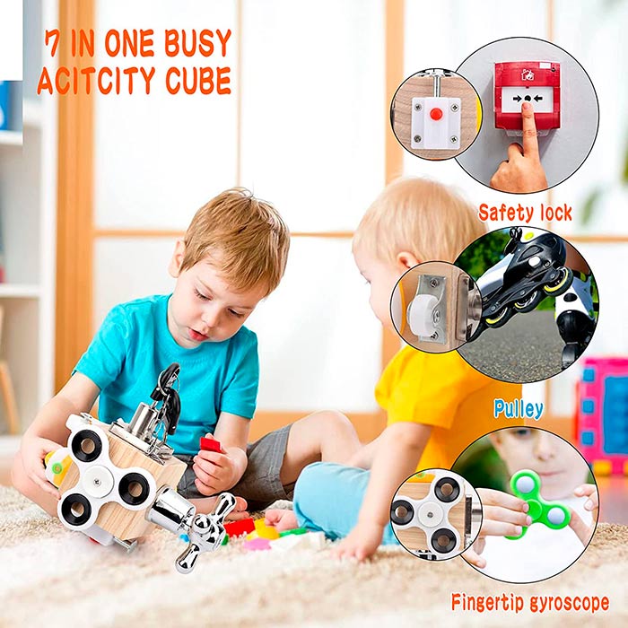 BusyCube, didaktička igračka 7 u 1 koja potiče sva područja djetetovog razvoja - Image 3