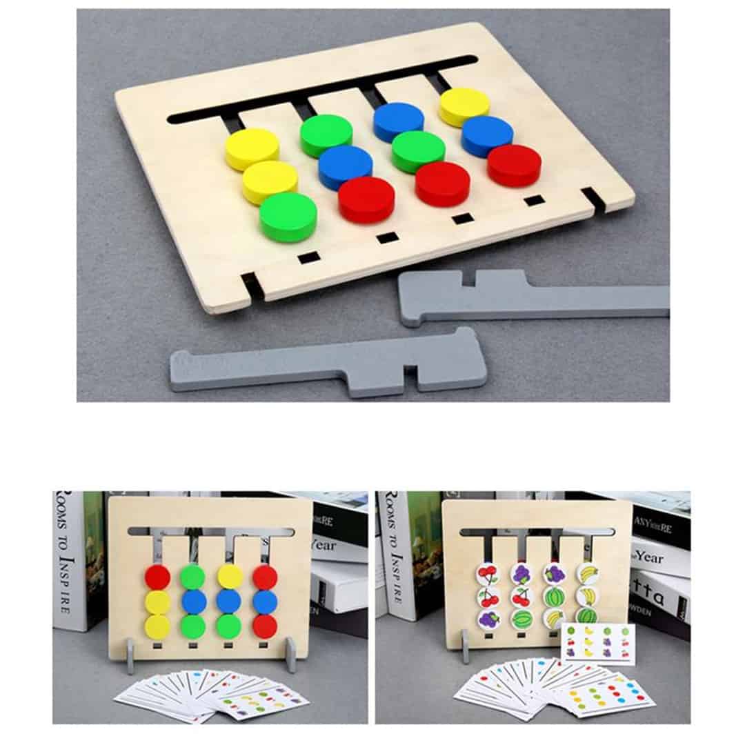 CombinationGame, drvena puzzle za razvoj logičkog razmišljanja (36 zadataka) - Image 4