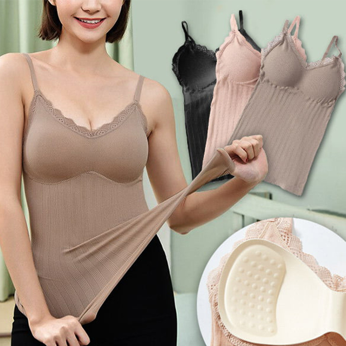 ComfortTop, 1 + 1 BESPLATNO Komplet majica s podstavljenim naramenicama u crnoj i bež boji - Image 6