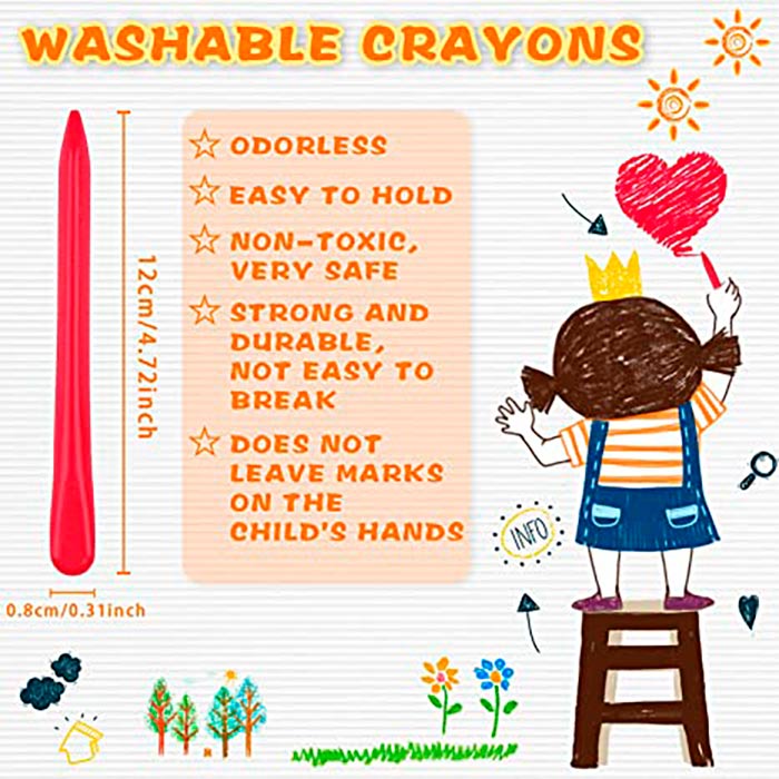 Crayons, kompaktni voskasti kreda (24 komada) - Image 2