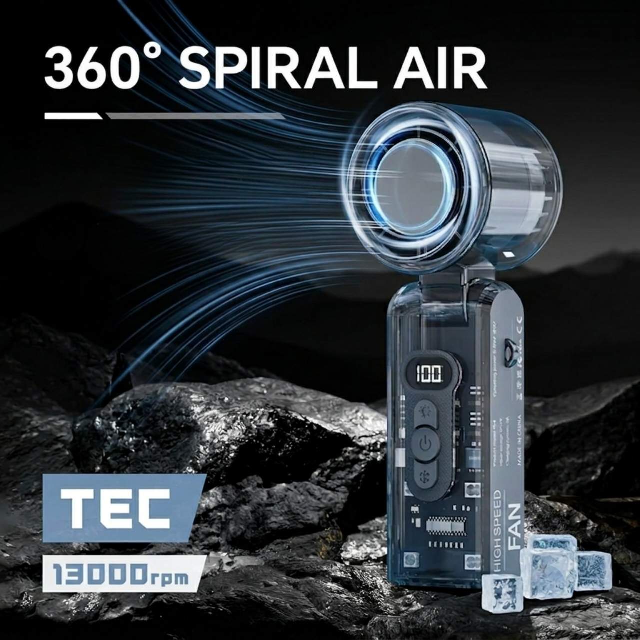 3 u 1 sklopivi ručni ventilator, CyberFan - Image 10