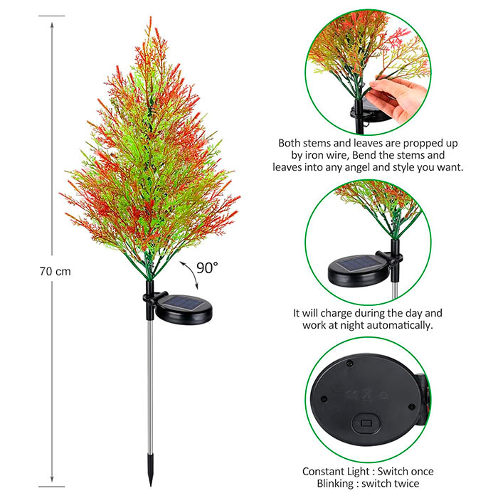 Cypress, solarna lampa u obliku čempresa - Image 2