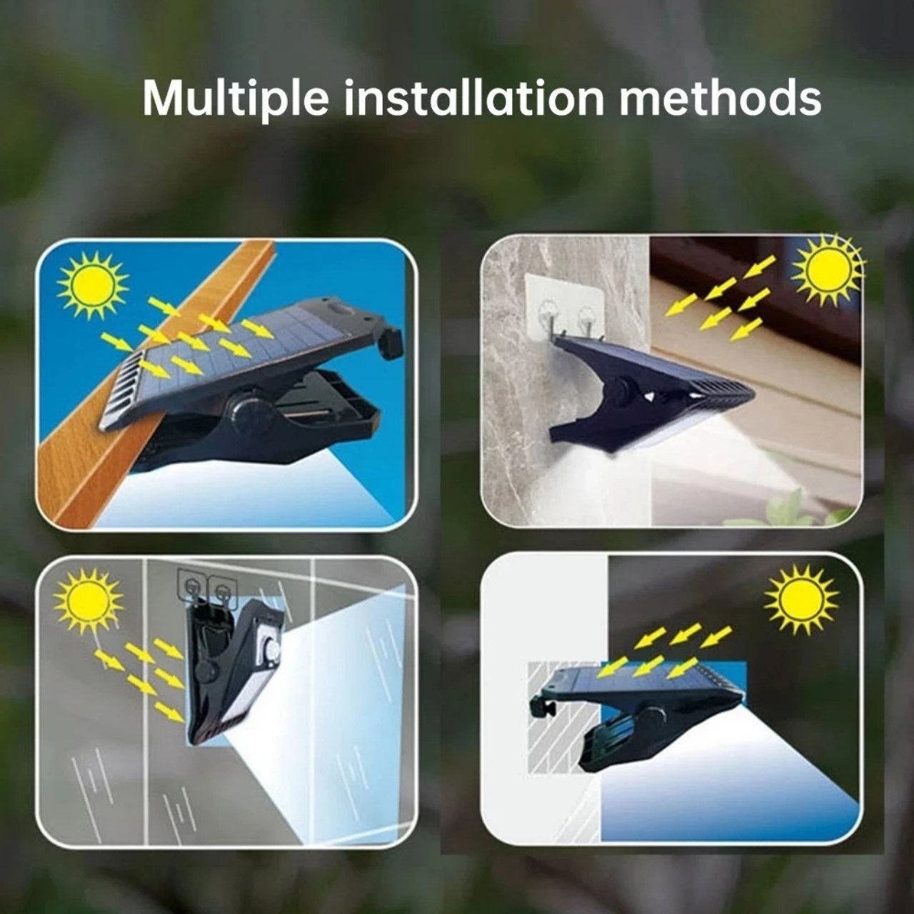 DeckClip, solarno vrtno svjetlo s klipom i senzorom pokreta - Image 6