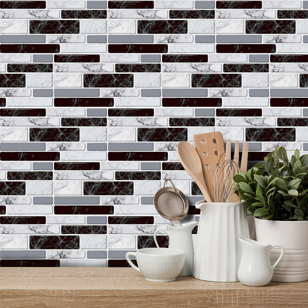 DecorWallpaper, trodimenzionalne zidne naljepnice kao imitacija pločica (12 kom.) - Image 8