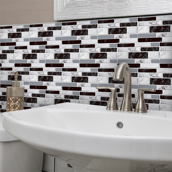 DecorWallpaper, trodimenzionalne zidne naljepnice kao imitacija pločica (12 kom.) - Image 9