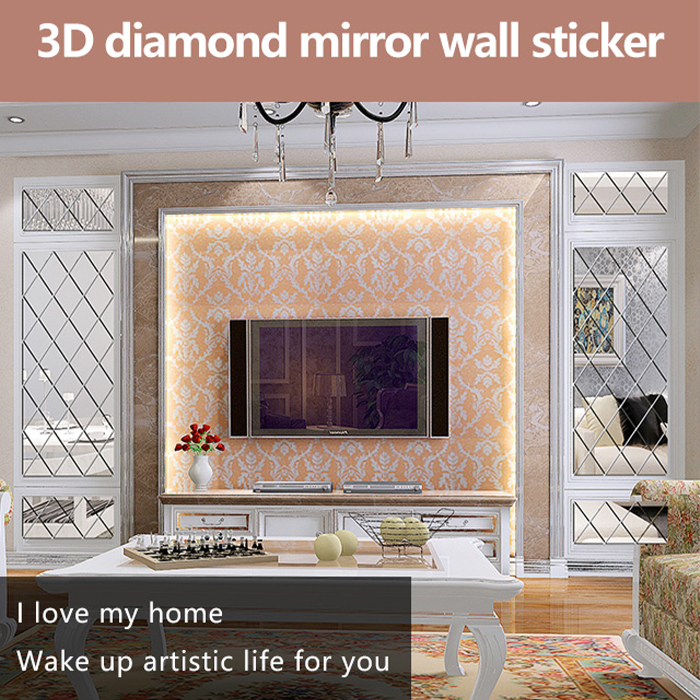 DiamondMirror – zrcalne naljepnice u obliku dijamanta, 32 kom. - Image 9