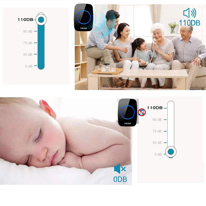 DingDong, glasni bežični zvono na vratima koje se instalira bez bušenja - Image 3