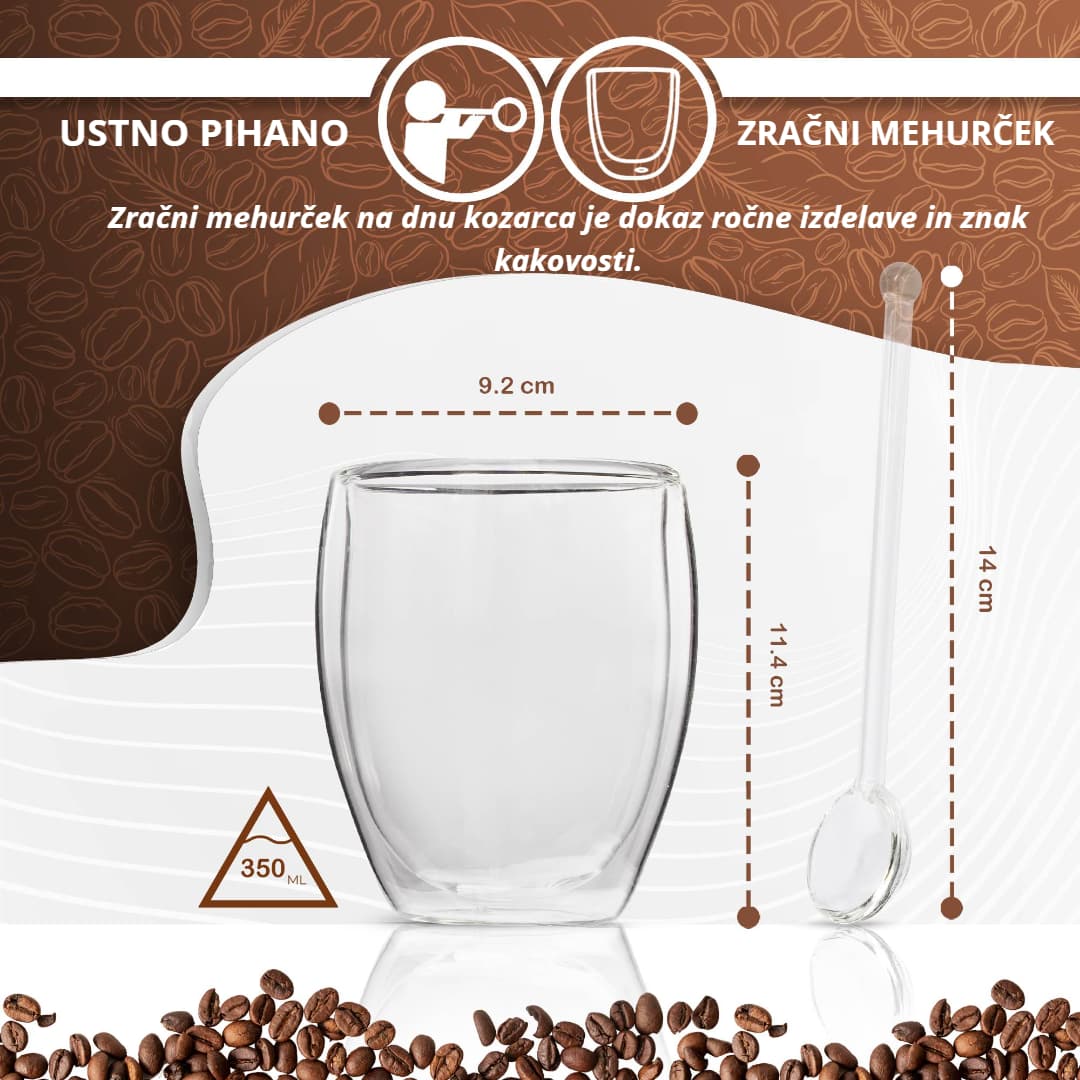 DoubleCups, dvostruko stijenke staklenke (4 kom.) - Image 2