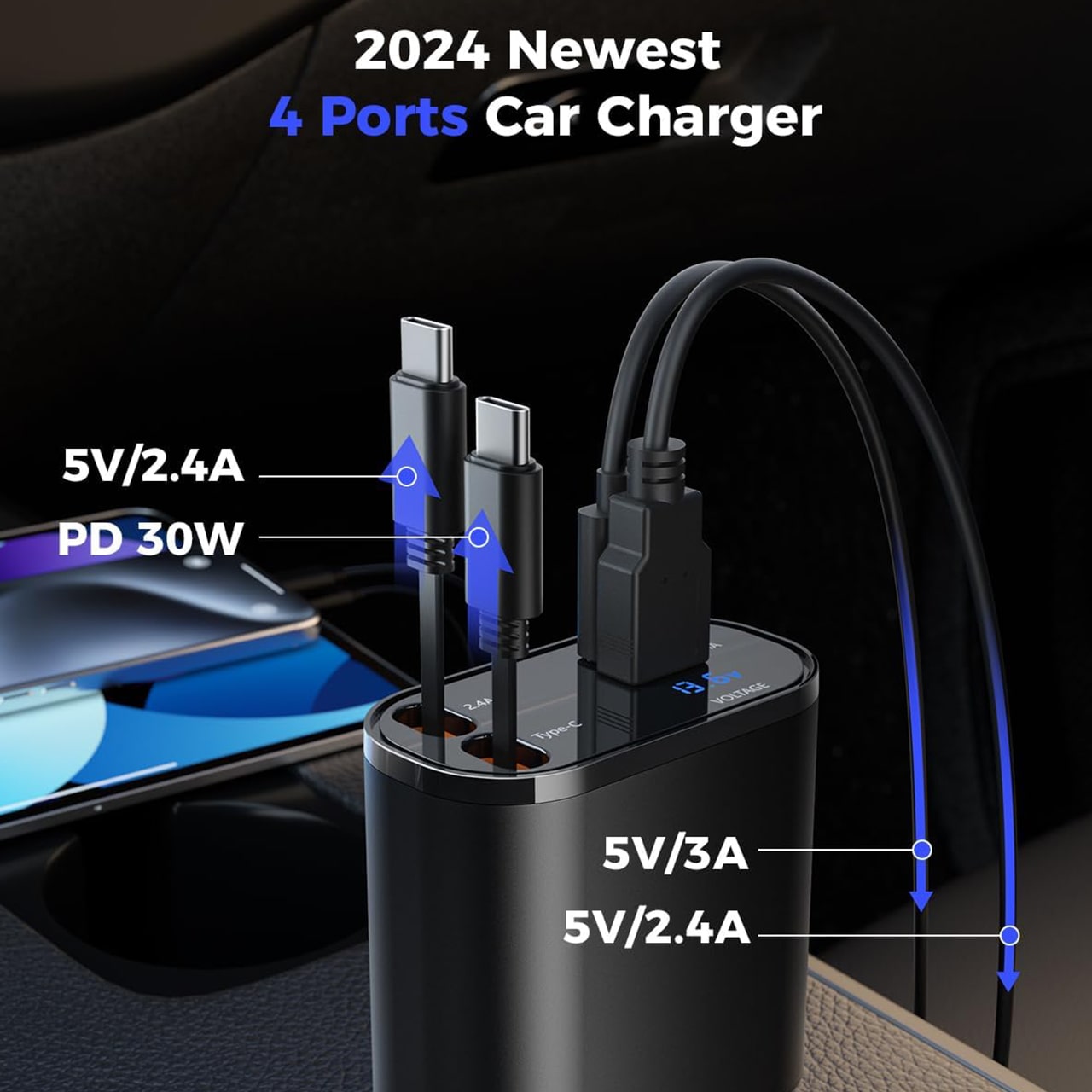 DualCharger, 4-u-1 punjač za auto - Image 3