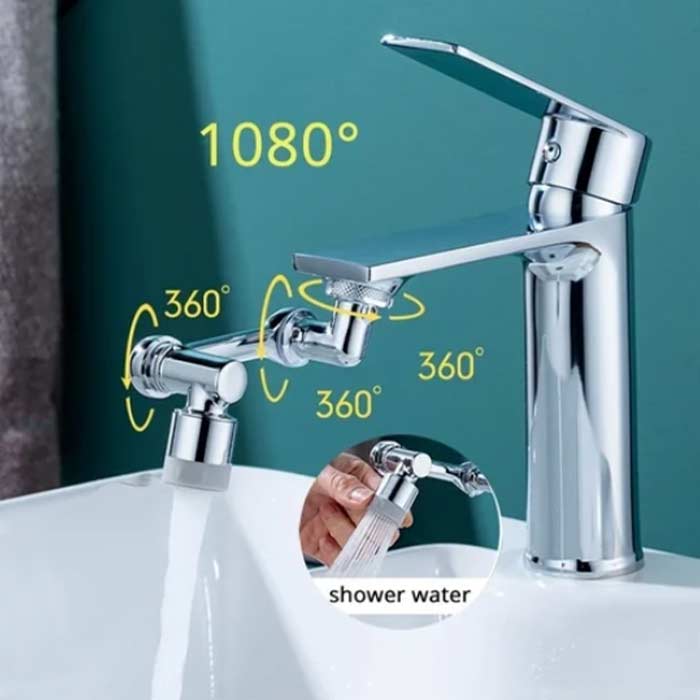 DualFaucet, nastavak za slavinu koji se može rotirati za 1080° i ima 2 načina ispuštanja vode - Image 8
