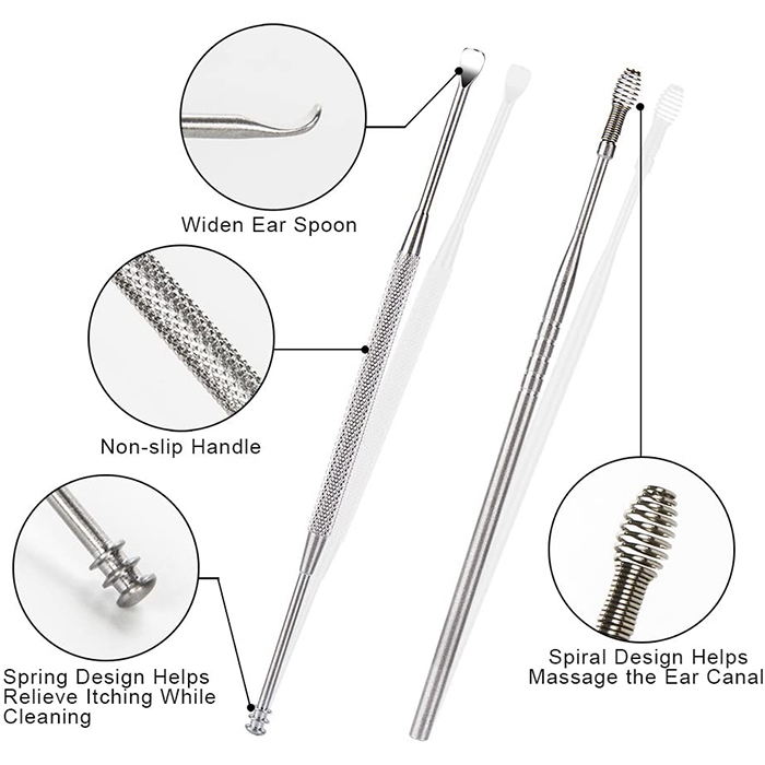EarCleaningKit, 7-dijelni set s dodacima za sigurno čišćenje ušiju - Image 3