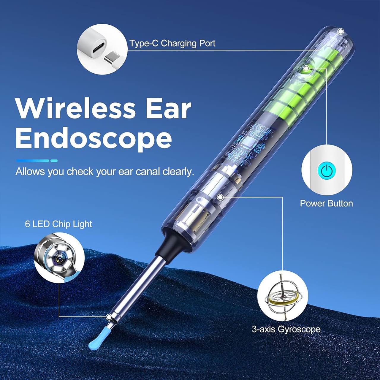 EarStick, pomoćno sredstvo za čišćenje ušnog voska s kamerom - Image 7