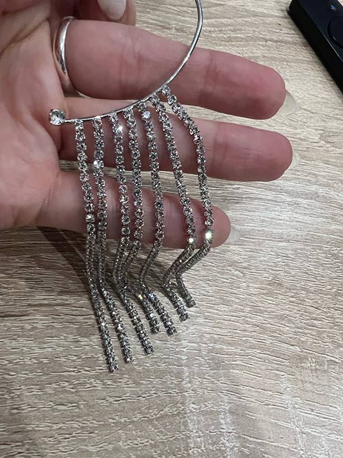 EarringCrystals, viseće naušnice s kristalima (1 kom) - Image 9