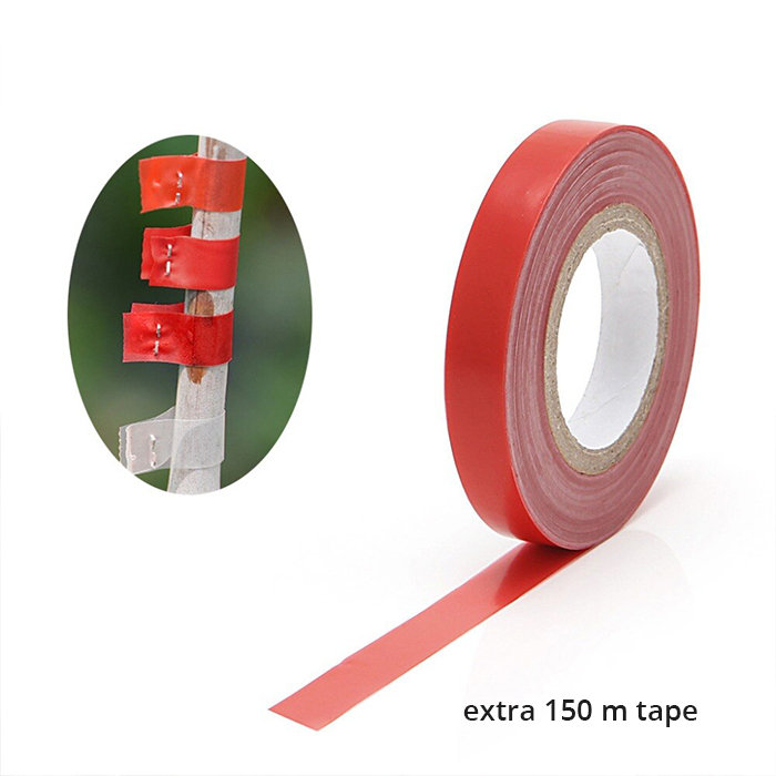 ExtraTape, 6-dijelni set pribora za TapeTool: 5x 30 metara pojas + 100x spajalice - Image 2