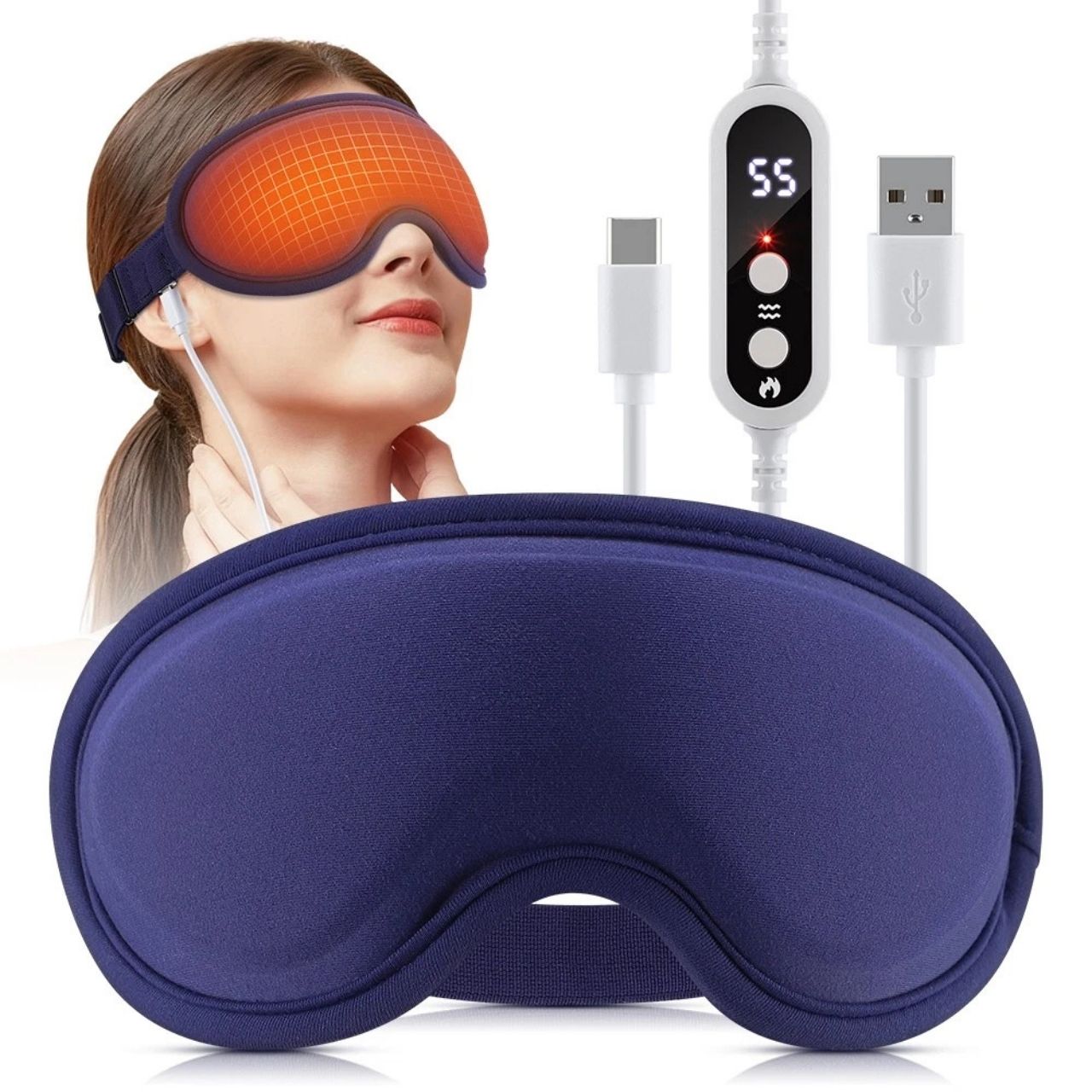 EyeMask, grijana masažna maska za oči - Image 8