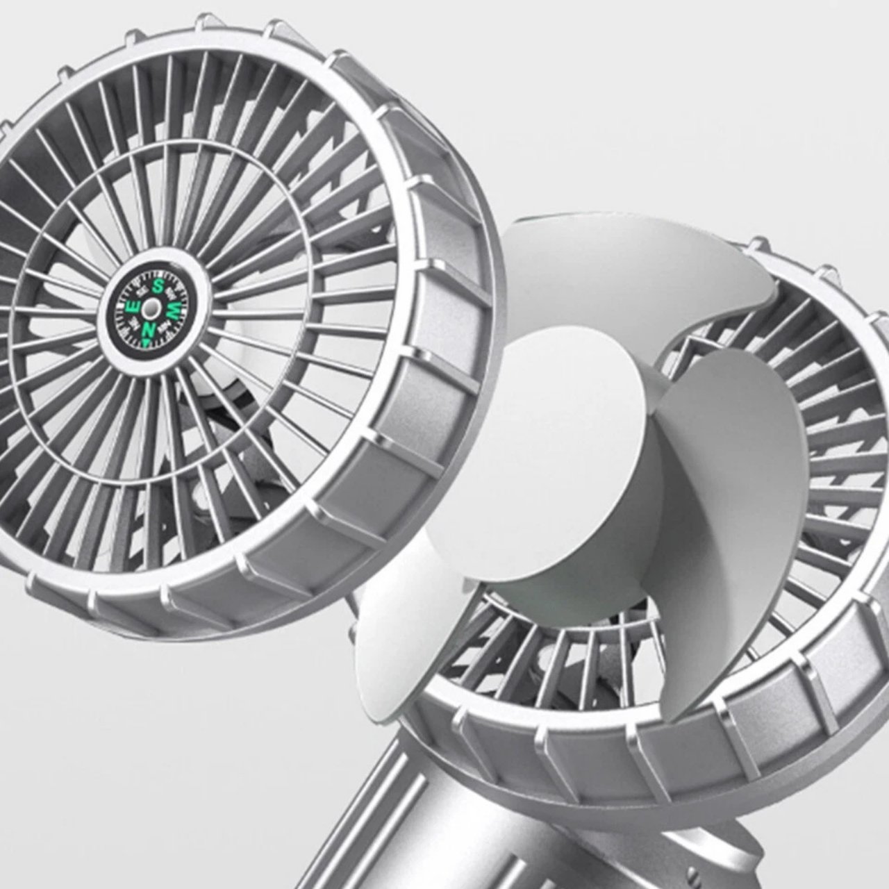 Fan, višenamjenski 5 u 1 solarni LED svjetiljka s ventilatorom - Image 8