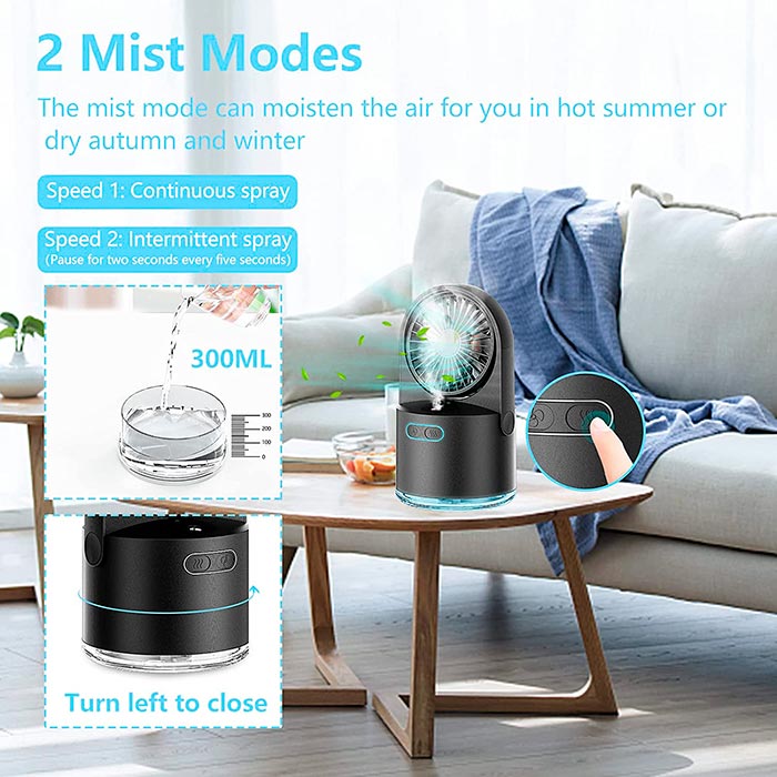 FanMist, ventilator koji hladi i vlaži prostoriju - Image 5